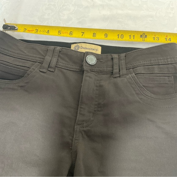 Democracy AB Technology Pants Women's Size 6 Brown Stretch - Picture 5 of 7
